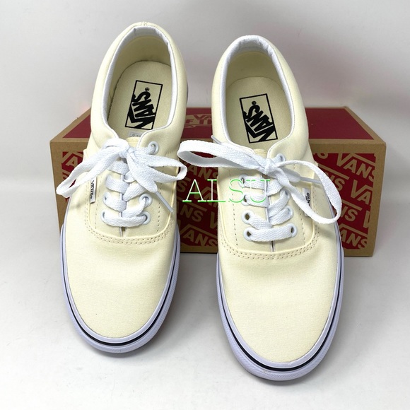 💖MEGA SALE💖 VANS Era Classic White Cream Women’s Canvas Size 6.5 VN0A4U39FRL - Picture 4 of 9